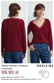 Medicine gazetka Strona 6: Sweter damski z wiskozą z koronką Medicine €89,90