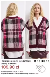 Medicine gazetka Strona 8: Kardigan damski z dodatkiem wełny w kratkę Medicine €109,90