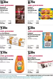 Catalogue Costco page 11: Bonne Maman Mini muffins chocolat €3,89, Bouchard Chocolat noir €11,99