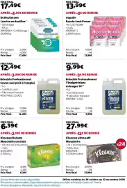 Catalogue Costco page 17: Kleenex Mouchoirs €27,99, Sopalin Essuie-tout Power €13,99