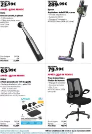 Catalogue Costco page 3: Hoto Brosse sans fil €23,99, Dyson Aspirateur balai V8 Cyclone €289,99