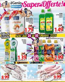 Volantino Il Genio Supermercato settimana 44 Pagina 6: Cif Crema Classico Limone €1,39