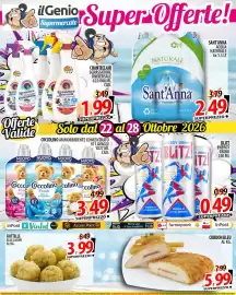 Volantino Il Genio Supermercato settimana 44 Pagina 4: Coccolino ammorbidente concentrato €3,49, Frittelle alle alghe €3,99