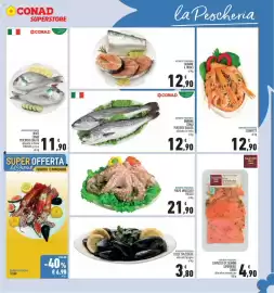 Volantino Conad Superstore Pagina 11: Polpo arricciato fresco €21,90, Oraie Conad Percorso Qualità €11,90