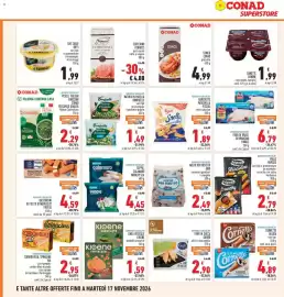 Volantino Conad Superstore Pagina 16: Calamaro e seppie Mobilpesca €4,45, Piselli finissimi Conad €2,29