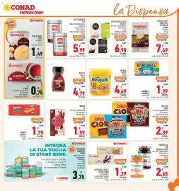 Volantino Conad Superstore Pagina 21: Capsule Dolce Gusto Nescafé €6,90, Nesquik €4,49