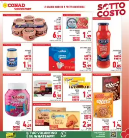 Volantino Conad Superstore Pagina 5: Caffè crema e gusto Lavazza classico €5,99, Caffè in cialde espresso Kimbo €6,90