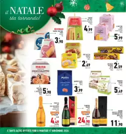 Volantino Conad Superstore Pagina 8: Il panettone Bauli Limoncè €5,99, Dal Colle Pandoro €4,99