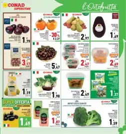 Volantino Conad Superstore Pagina 9: Mix Mordi la natura Colfiorito €2,47, Limoni Conad verso natura biologici €1,19