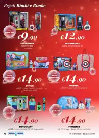 Volantino Acqua & Sapone Pagina 14: Spiderman edt €9,90, Hot Wheels edt €12,90