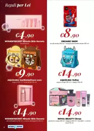 Volantino Acqua & Sapone Pagina 4: Women's Secret Miracle Skin Secrets kit skincare €9,90, AQUOLINA Velino €14,90