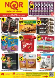 Not Quite Right catalogue week 44 Page 1: Maltesers Bucket €10,00, Red Rock Deli Chef Series Nashville Hot Chicken €1,00