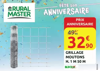 Catalogue Rural Master semaine 44 page 2: Rural master - grillage moutons €32,90