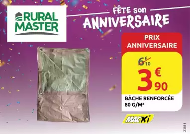 Catalogue Rural Master semaine 44 page 5: Rural master - bâche renforcée €3,90