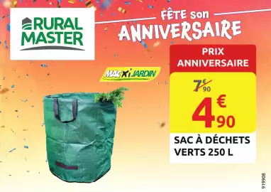 Catalogue Rural Master semaine 44 page 6: Rural master - sac à déchets verts 250 l €4,90