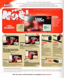 Catalogue Extra page 2: Hisense TV QLED 4K €799,90, PHILIPS TV QLED 4K €849,90