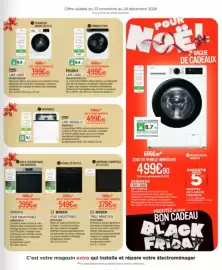 Catalogue Extra page 3: Beko LAVE-LINGE €399,90, BOSCH FOUR ENCASTRABLE €549,90