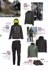 Catalogue Kiriel page 10: FOREZE VESTE SOFTSHELL €32,95, JARED Pantalon de travail €43,50