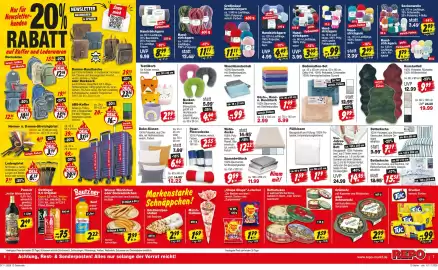 Repo Markt Prospekt woche 46 Seite 4: TUC Cracker €0,99, Badematten-Set VIVA €9,99