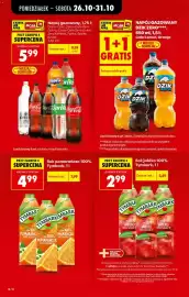 Biedronka Polsko leták týden 44 Strana 10: Tymbark sok 100% jablko €299,00, Tymbark sok 100% pomaranča €4,99
