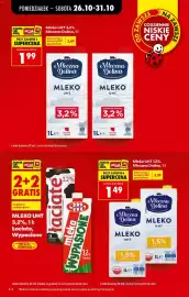 Biedronka Polsko leták týden 44 Strana 2: Mleczna Dolina Mleko UHT €149,00, Mleczna Dolina Mleko UHT €199,00