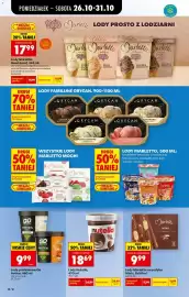 Biedronka Polsko leták týden 44 Strana 58: Lody Nutella €18,69, Lody Marletto na patyku Minis €9,99