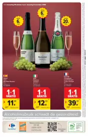 Carrefour folder Pagina 16: Champagne Louis Daumont €39,99, Spanje Cava Montañas Rocosas €11,99