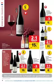 Carrefour folder Pagina 4: Frankrijk Crus du Beaujolais Régnié, Morgon of Chenas Rood €19,98, Rode wijn | Frankrijk €15,98