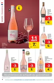 Carrefour folder Pagina 6: Frankrijk IGP Atlantique Mimbeau Rosé €3,99, Frankrijk Côtes de Provence Murmure Rosé €5,99