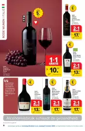 Carrefour folder Pagina 8: Italië Salento Masso Antico Negroamaro Rood €17,98