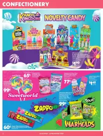 Campbells Wholesale catalogue Page 2: CONFECTIONERY COUL VANDYLL KING NGDOM NOVELTY CANDY novelby fun Sneaky Stardust Gum
