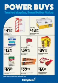 Campbells Wholesale catalogue Page 1: Lipton Teacup Bags €43,99, Bundaberg Raw Sugar Sticks 2000's €22,99