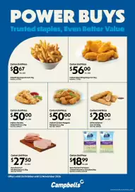 Campbells Wholesale catalogue Page 2: Ingham Devil Wing Dings €56,00, Ingham Chicken Nuggets Tempura €50,00