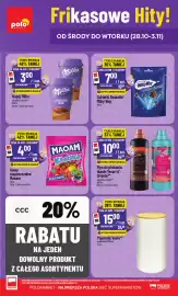 Polomarket gazetka tydzień 44 Strona 1: Gumy rozpuszczalne Maoam Kracher €4,00, Napój Milka €3,00