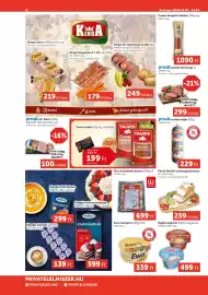 PRIVÁT akciós újság hét 44 Oldal 2: Ocsi kockazott bacon €699,00, Tauris szelet €199,00