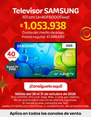 Olímpica (válido hasta 31-10)