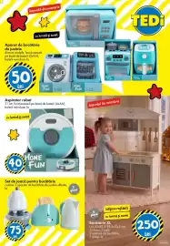 Catalog TEDI Pagină 16: Home Fun Aspirator robot €40,00, Bucătărie XL €250,00