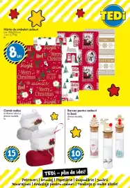 Catalog TEDI Pagină 23: Cizmă cadou €15,00, Hârtie de ambalat cadouri €8,00
