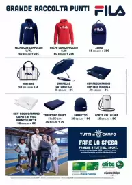Volantino Elite Pagina 3: Felpa con cappuccio Fila €25,00, Set asciugamano ospite e viso bianco latte €8,00
