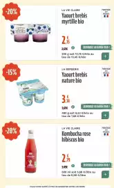 Catalogue La Vie Claire page 18: LA BERGERIE Yaourt brebis nature bio €3,14, La Vie Claire Yaourt brebis myrtille bio €2,15