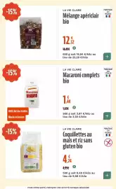 Catalogue La Vie Claire page 20: La Vie Claire Macaroni complets bio €1,44, LA VIE CLAIRE Mélange apériclair bio €12,32