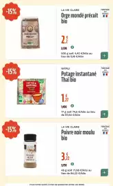 Catalogue La Vie Claire page 22: NATALI Potage instantané Thai bio €1,27, La Vie Claire Poivre noir moulu bio €3,22