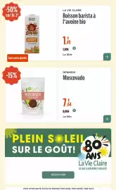 Catalogue La Vie Claire page 32: DEBARDO Muscovado €7,64, La Vie Claire Boisson barista à l'avoine bio €1,49