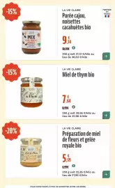 Catalogue La Vie Claire page 33: La Vie Claire Miel de Thym bio €7,64