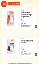 Catalogue La Vie Claire page 36: VIVANI Tablette 100% cacao à l'orange sanguine bio €3,82