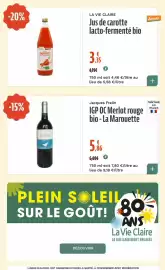Catalogue La Vie Claire page 38: Jacques Frelin IGP OC Merlot rouge bio - La Marouette €5,86