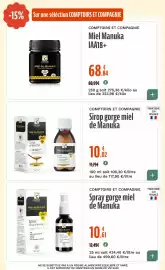 Catalogue La Vie Claire page 46: COMPTOIRS Sirop gorge miel de Manuka €10,02, COMPTOIRS Spray gorge miel de Manuka €10,61