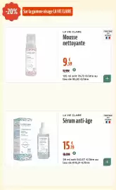 Catalogue La Vie Claire page 53: La Vie Claire Mousse nettoyante €9,59, La Vie Claire Sérum anti-âge €15,19