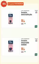 Catalogue La Vie Claire page 59: PLIM UNDERWEAR Serviette menstruelle plus €11,89