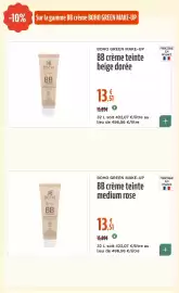 Catalogue La Vie Claire page 61: Bo-ho BB crème teinte beige dorée €13,51, Bo-ho BB crème teinte medium rose €13,51